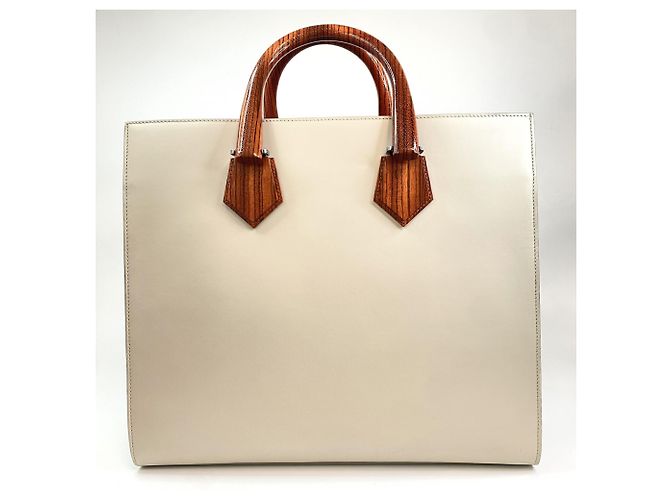 Bolsa de ombro D&G para homens em couro e madeira da Dolce & Gabbana - vista 3