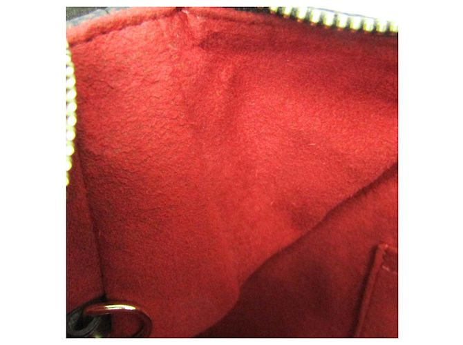 Borsa a mano Louis Vuitton Damier Evora MM da donna, borsa a spalla Ebano Marrone - vista 14