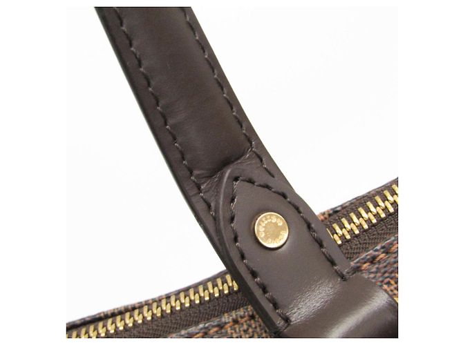 Borsa a mano Louis Vuitton Damier Evora MM da donna, borsa a spalla Ebano Marrone - vista 6