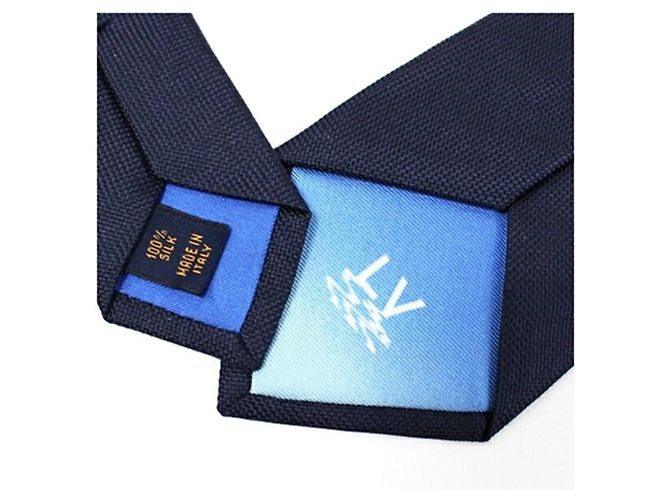 Corbata de seda Louis Vuitton LV LOUISVUITTON para hombre Azul - vista 6