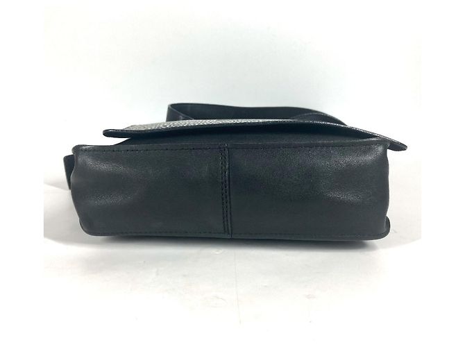 CHANEL Chanel bag, crossbody, CC, Coco mark, design, flap, shoulder leather, men's, black - view 9