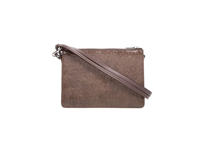 Christian Dior MONOGRAMMA OBLIQUE lucido medio Marrone - vista 3