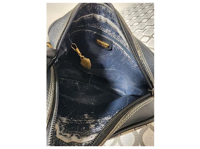 Borsa a tracolla Gucci GG in tela Beige/Nero - vista 10