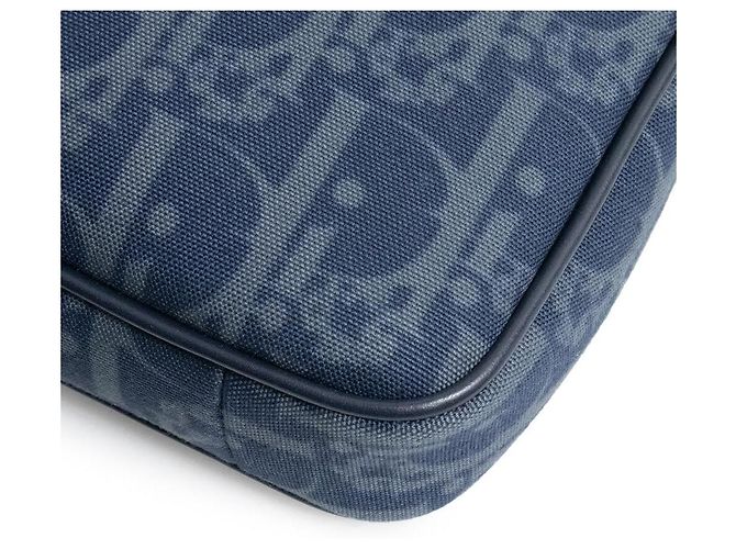Christian Dior Saddle Tripple Oblique Canvas Nero - vista 5