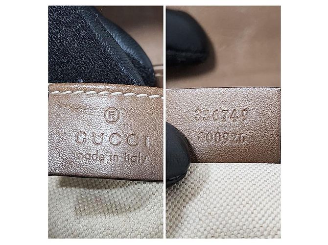 Borsa a Spalla/Crossbody Gucci GG Supreme Marrone/Crema Crudo - vista 4