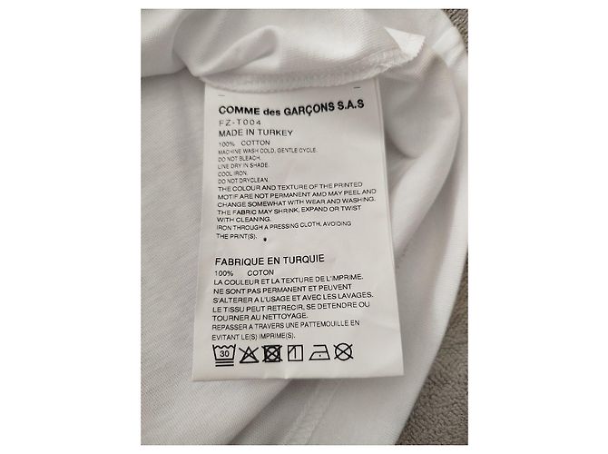 Comme Des Garcons Camiseta COMME des GARÇONS SHIRT Forever Blanca Blanco - vista 7