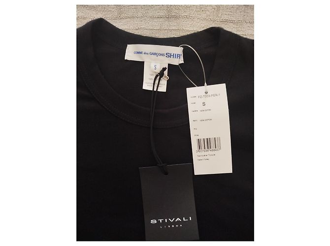Autre Marque T-shirt nero a maniche lunghe Comme des Garçons Shirt - vista 3