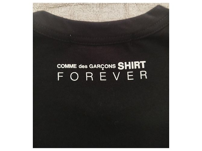 Autre Marque T-shirt nero a maniche lunghe Comme des Garçons Shirt - vista 5