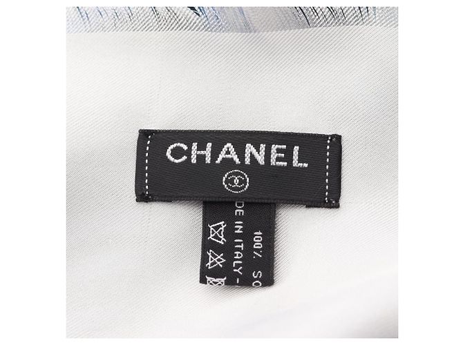 Sciarpa in seta CHANEL per donne in rosa multicolore - vista 2