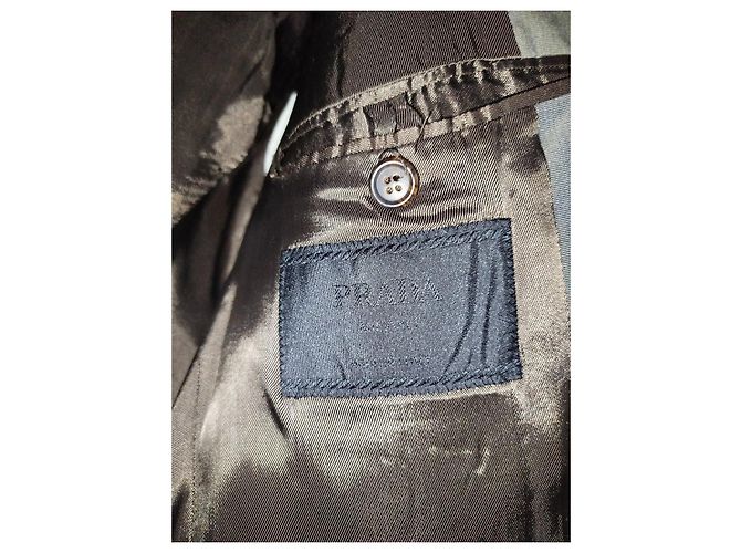 Blazer Prada in Cotone Grigio - vista 2