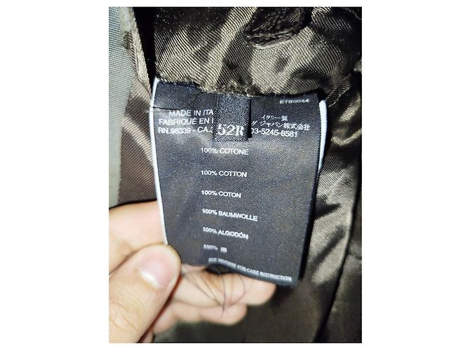 Blazer Prada in Cotone Grigio - vista 3