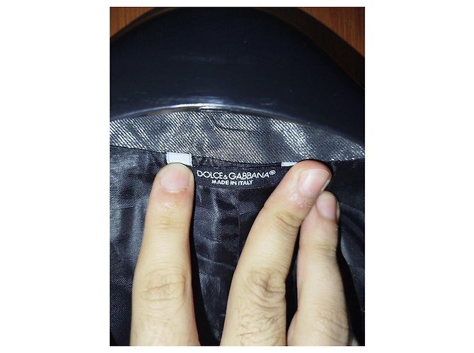 Blazer Metallico Argento Dolce & Gabbana - vista 2