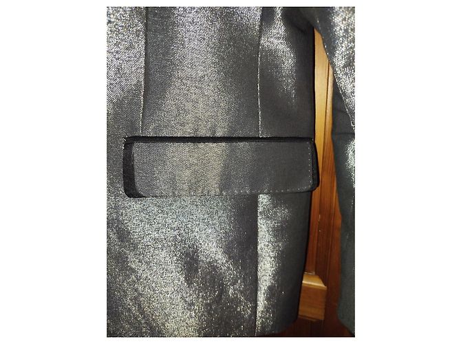 Blazer Metallico Argento Dolce & Gabbana - vista 5