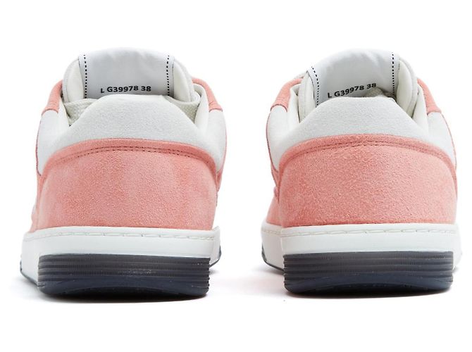 Chanel 2024 Sneakers CC Bianchi Rosa EU38 Resort Camoscio Rosa UK5 US7.5 NIB - vista 4
