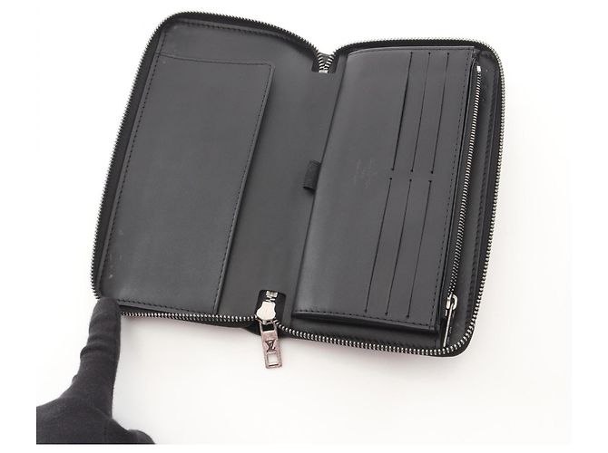 Louis Vuitton Zippy Organizer Long Wallet Black - view 3