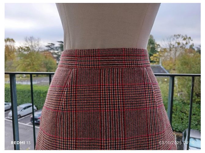 Falda Miu Miu de lana con bolsillos de terciopelo Swarovski Multicolor - vista 7