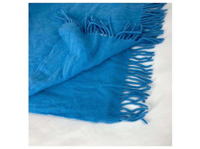 Sciarpa con frange Moncler blu - vista 6