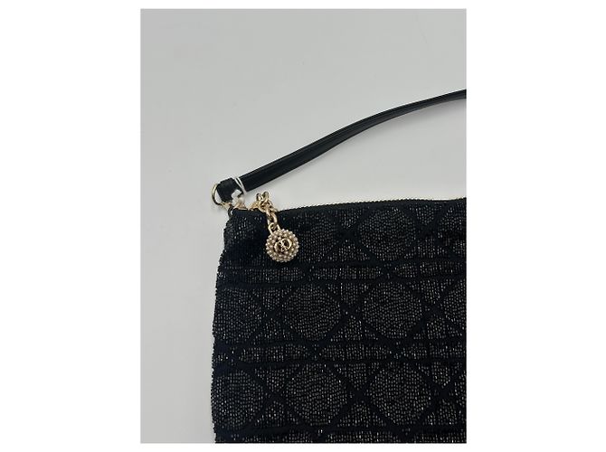 Christian Dior Cannage Cotton medium Nero - vista 3