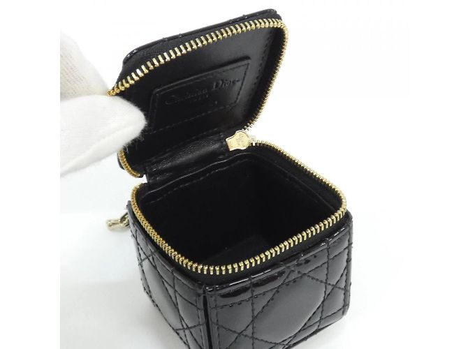 Borsa a mano Christian Dior Lady S0976OVRB Nero - vista 7