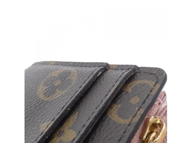 Portafoglio Sarah Monogram Louis Vuitton Marrone Rosa - vista 6