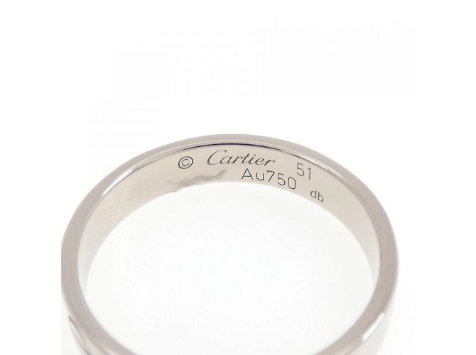 Cartier Mini Love Ring aus Weißgold Golden - Ansicht 3