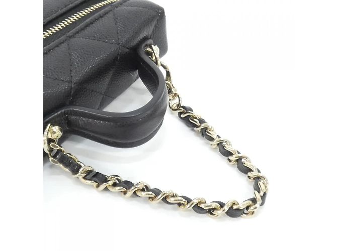 Charm per borsa in pelle nera Chanel AP4897 Nero - vista 4