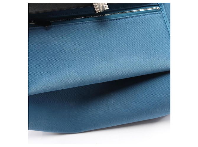 Borsa a mano Hermès Airbag Zip PM Nero Blu - vista 9