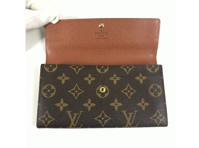 Louis Vuitton Monogramm Langbörse Braun - Ansicht 12