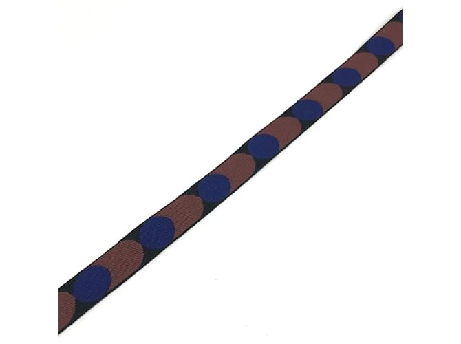 Accessorio per tracolla flipper Ball Hermès Marrone Blu - vista 12