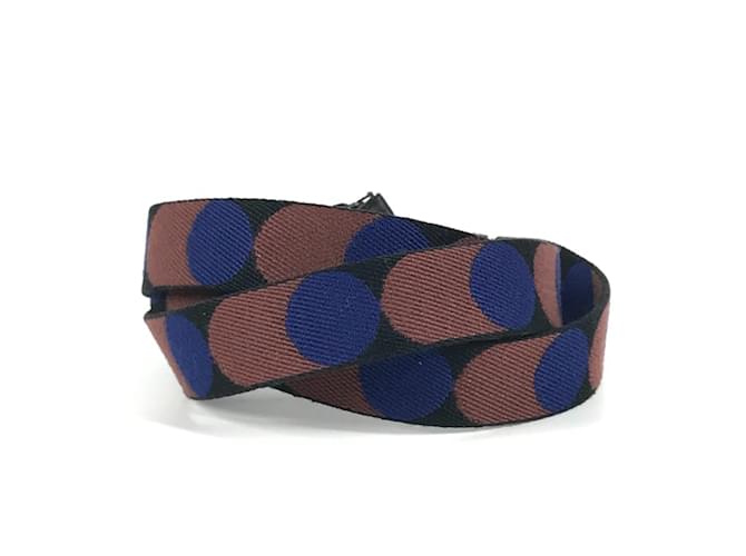 Accessorio per tracolla flipper Ball Hermès Marrone Blu - vista 6