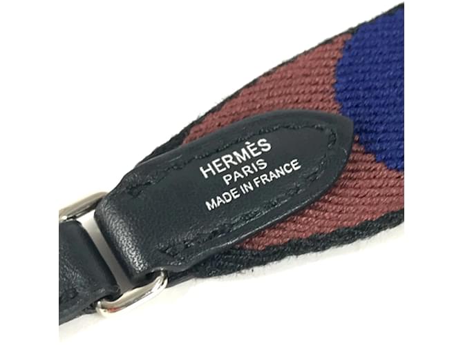 Accessorio per tracolla flipper Ball Hermès Marrone Blu - vista 8