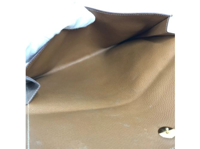 Pochette Rio Vintage Hermès Marron - vue 15