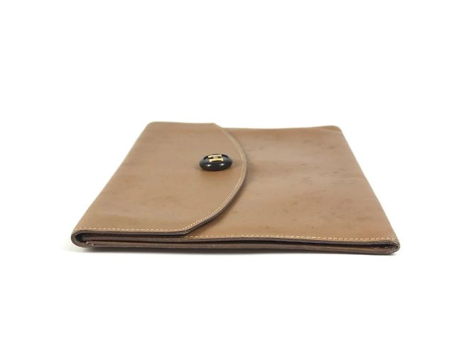 Pochette Rio Vintage Hermès Marron - vue 4