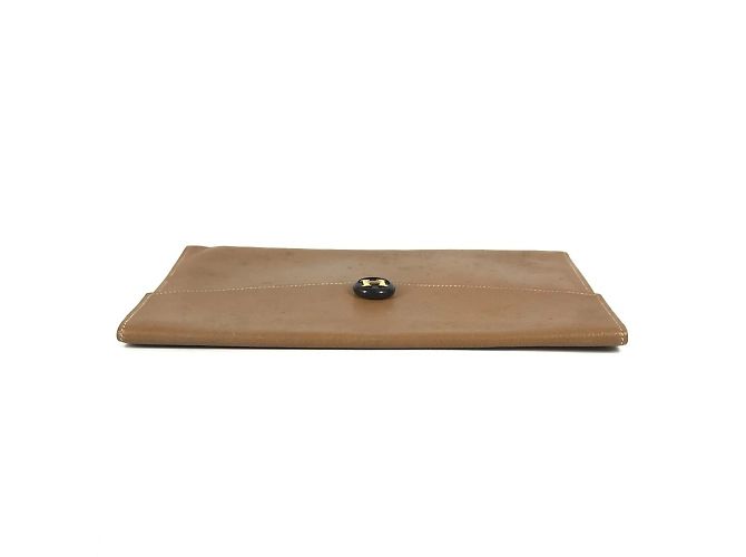 Pochette Rio Vintage Hermès Marron - vue 7