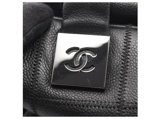 Bolso Chanel Chocobar en piel de ternera negra Negro - vista 8