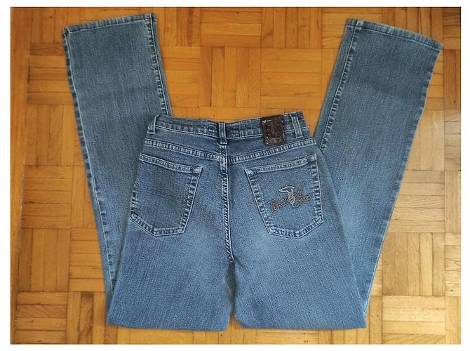 Trussardi Jeans Vaqueros Rectos Azul Índigo Talla 28 - vista 2