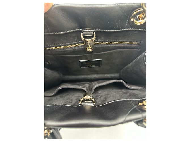 Christian Dior Essential Archicannage Quilt Calfskin Large Nero - vista 5