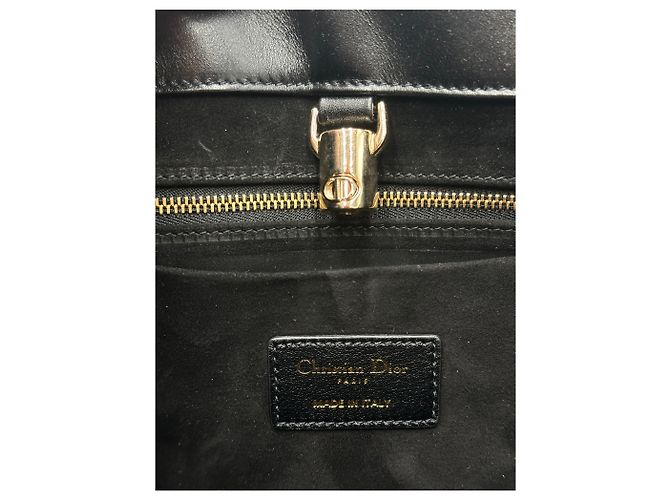 Christian Dior Essential Archicannage Quilt Calfskin Large Nero - vista 6