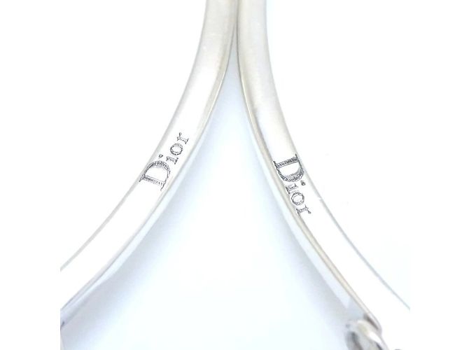 Orecchini a perno in argento 925 Christian Dior - vista 6