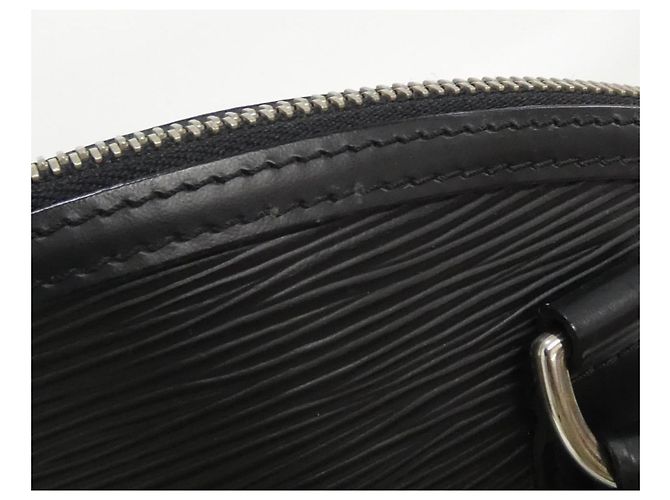Louis Vuitton Epi Lockit M42292 Handtasche Schwarz - Ansicht 8