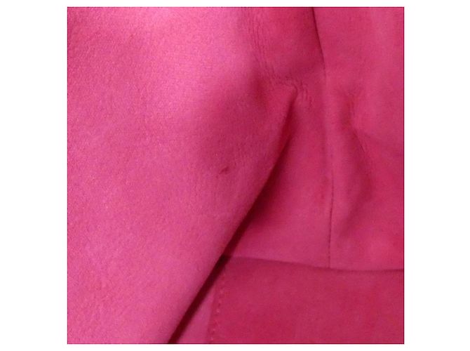 Borsa Loewe Amazona in nero e rosa - vista 10