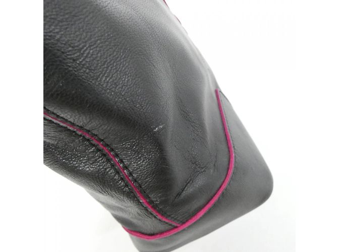 Borsa Loewe Amazona in nero e rosa - vista 6