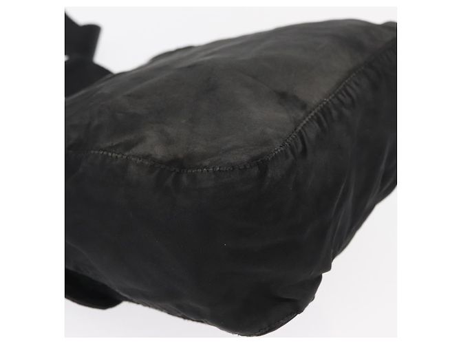 Borsa a Spalla PRADA Nylon Nero Argento Autentica 163806 - vista 12