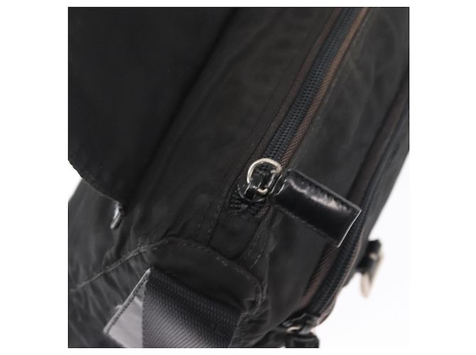 Borsa a Spalla PRADA Nylon Nero Argento Autentica 163806 - vista 19