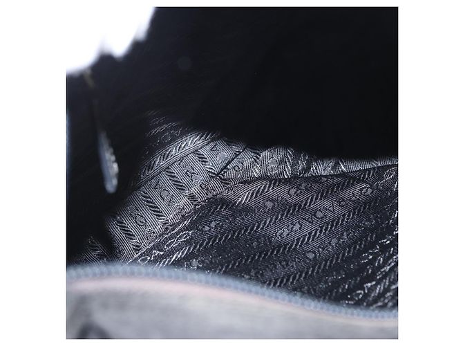 Borsa a Spalla PRADA Nylon Nero Argento Autentica 163806 - vista 21