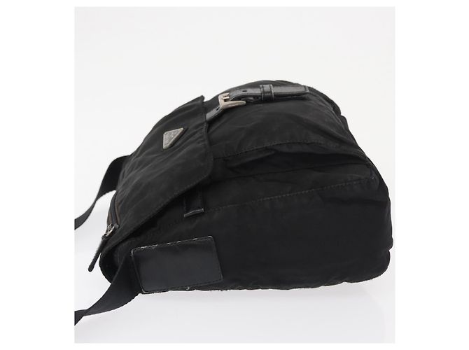 Borsa a Spalla PRADA Nylon Nero Argento Autentica 163806 - vista 5