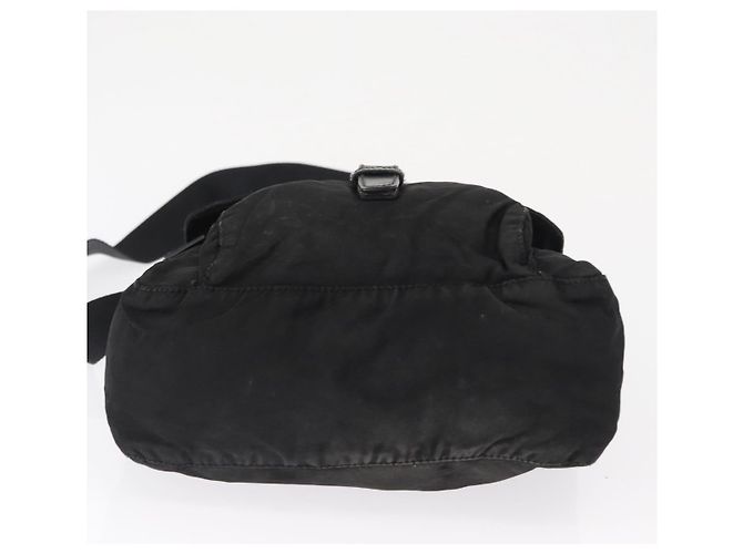 Borsa a Spalla PRADA Nylon Nero Argento Autentica 163806 - vista 9