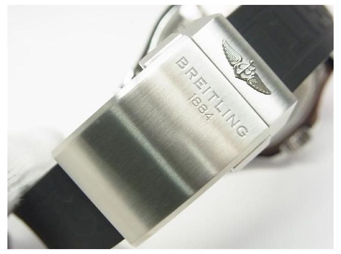 BREITLING Superocean Automatic 42 quadrante arancione per uomini Argento - vista 17