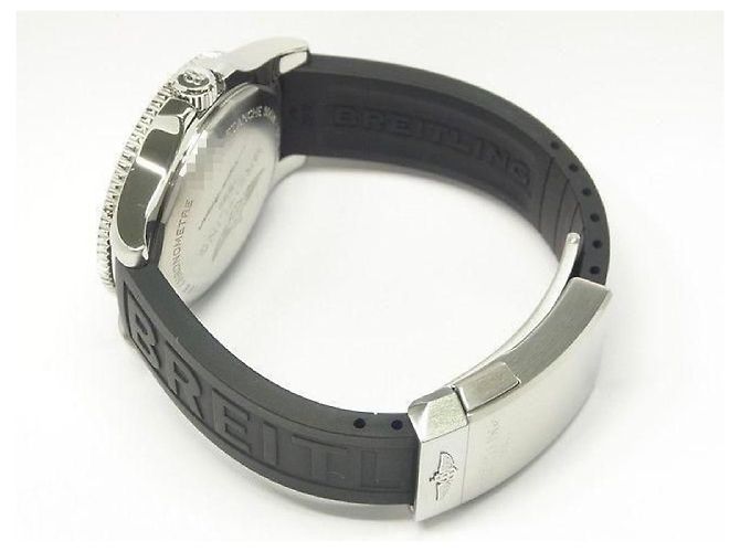 BREITLING Superocean Automatic 42 quadrante arancione per uomini Argento - vista 18