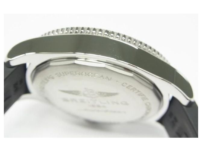 BREITLING Superocean Automatic 42 quadrante arancione per uomini Argento - vista 8